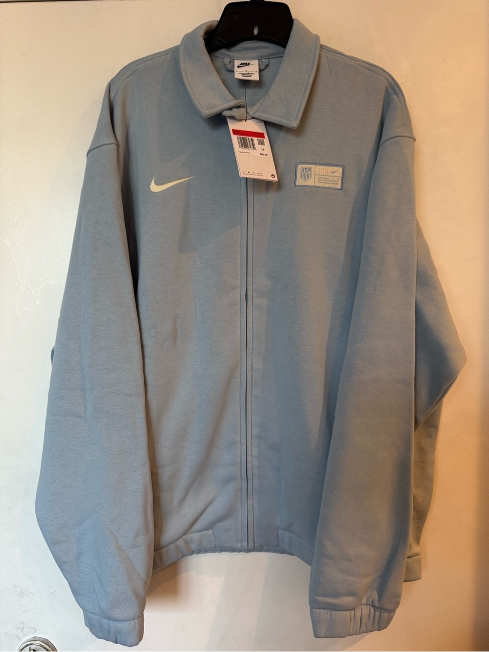 Nike United States US Men's National Soccer Team Zip Hoodie Jacket Large